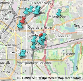 Mappa Via Caduti in Missione di Pace, 20100 Milano MI, Italia (1.93353)