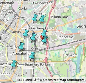 Mappa Via Caduti in Missione di Pace, 20100 Milano MI, Italia (1.65364)