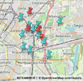 Mappa Via Caduti in Missione di Pace, 20100 Milano MI, Italia (1.53267)