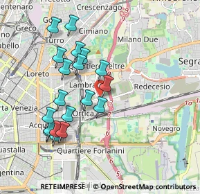 Mappa Via Caduti in Missione di Pace, 20100 Milano MI, Italia (1.83421)