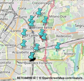 Mappa Via Caduti in Missione di Pace, 20100 Milano MI, Italia (1.8275)