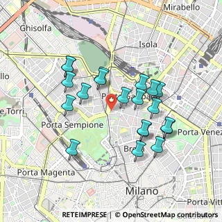 Mappa Piazzale Biancamano, 20121 Milano MI, Italia (0.8435)
