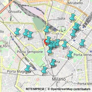 Mappa Piazzale Biancamano, 20121 Milano MI, Italia (1.0045)