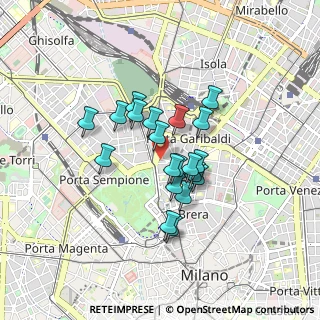 Mappa Piazzale Biancamano, 20121 Milano MI, Italia (0.627)