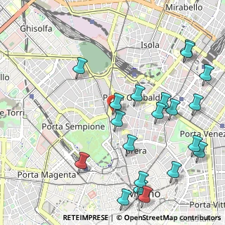 Mappa Piazzale Biancamano, 20121 Milano MI, Italia (1.3005)