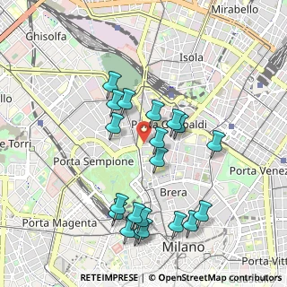 Mappa Piazzale Biancamano, 20121 Milano MI, Italia (0.9945)