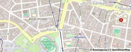 Mappa Milán