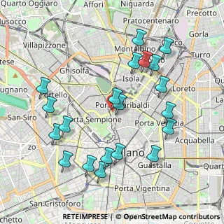 Mappa Piazzale Biancamano, 20121 Milano MI, Italia (2.141)