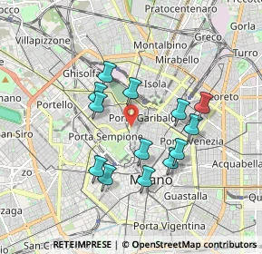 Mappa Piazzale Biancamano, 20121 Milano MI, Italia (1.56538)