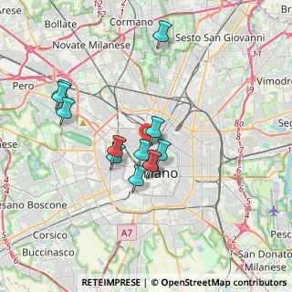 Mappa Piazzale Biancamano, 20121 Milano MI, Italia (3.06833)