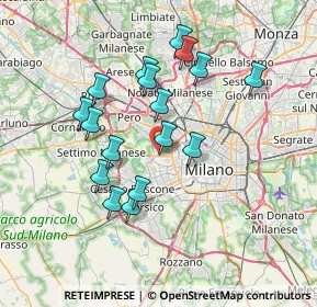 Mappa Via dei Piccolomini, 20151 Milano MI, Italia (6.55824)