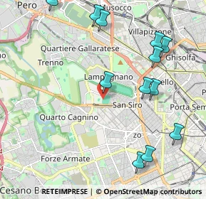 Mappa Via dei Piccolomini, 20151 Milano MI, Italia (2.43583)