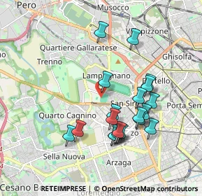 Mappa Via dei Piccolomini, 20151 Milano MI, Italia (1.756)