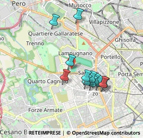 Mappa Via dei Piccolomini, 20151 Milano MI, Italia (1.56417)