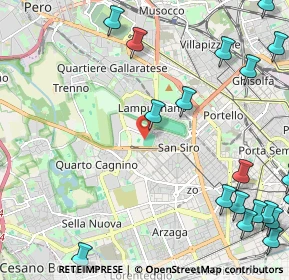 Mappa Via dei Piccolomini, 20151 Milano MI, Italia (3.334)