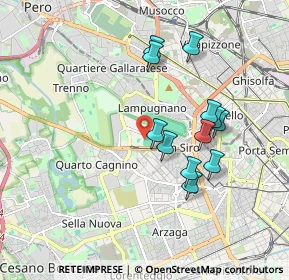 Mappa Via dei Piccolomini, 20151 Milano MI, Italia (1.64)