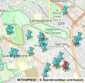 Mappa Via dei Piccolomini, 20151 Milano MI, Italia (1.2565)
