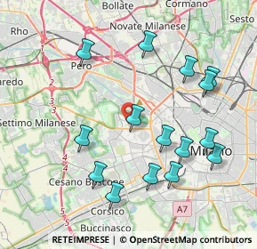 Mappa Via dei Piccolomini, 20151 Milano MI, Italia (4.14067)