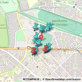 Mappa Via dei Piccolomini, 20151 Milano MI, Italia (0.284)