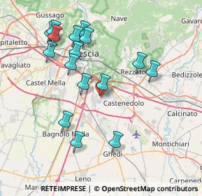 Mappa 25010 Zona Artigianale Canneto BS, Italia (7.90188)