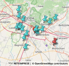 Mappa 25010 Zona Artigianale Canneto BS, Italia (6.7255)