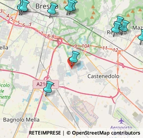 Mappa 25010 Zona Artigianale Canneto BS, Italia (6.26692)