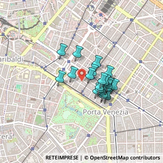Mappa Via Antonio Zarotto, 20124 Milano MI, Italia (0.2975)