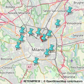 Mappa Via Antonio Zarotto, 20124 Milano MI, Italia (3.59917)