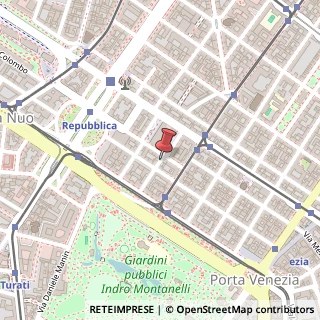 Mappa Via Antonio Zarotto, 6, 20124 Milano, Milano (Lombardia)