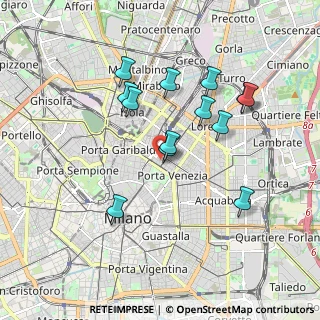Mappa Via Antonio Zarotto, 20124 Milano MI, Italia (1.69)