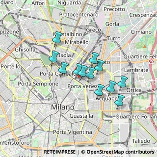 Mappa Via Antonio Zarotto, 20124 Milano MI, Italia (1.3425)