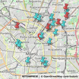 Mappa Via Antonio Zarotto, 20124 Milano MI, Italia (2.3355)