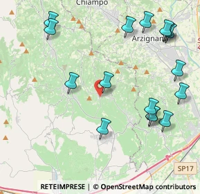 Mappa Via Caduti del Lavoro, 37030 Roncà VR, Italia (4.95563)
