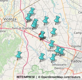 Mappa Via Bedinella, 36040 Grisignano di Zocco VI, Italia (6.6975)