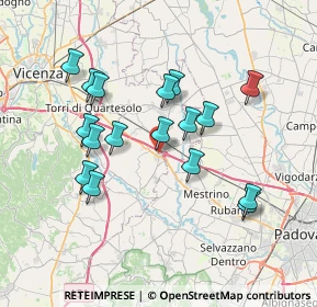 Mappa Via Bedinella, 36040 Grisignano di Zocco VI, Italia (6.80353)