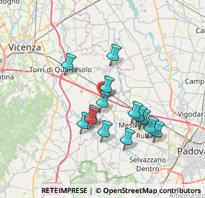 Mappa Via Bedinella, 36040 Grisignano di Zocco VI, Italia (6.06214)