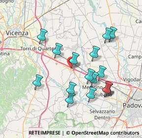 Mappa Via Bedinella, 36040 Grisignano di Zocco VI, Italia (7.21688)
