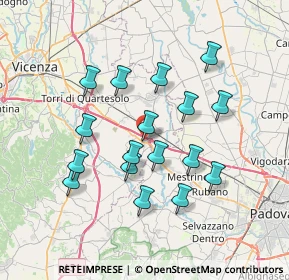 Mappa Via Bedinella, 36040 Grisignano di Zocco VI, Italia (6.56)