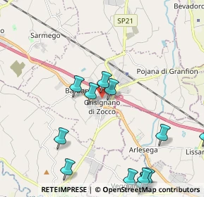 Mappa Via Bedinella, 36040 Grisignano di Zocco VI, Italia (2.64615)