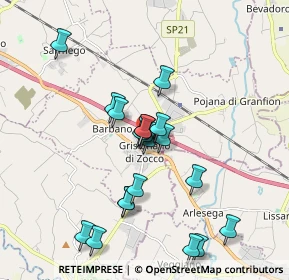 Mappa Via Bedinella, 36040 Grisignano di Zocco VI, Italia (1.72)