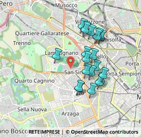 Mappa Via degli Odescalchi, 20148 Milano MI, Italia (1.558)