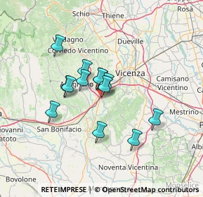 Mappa Via del Bartaglian, 36040 Brendola VI, Italia (10.14615)