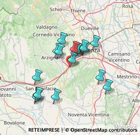 Mappa Via del Bartaglian, 36040 Brendola VI, Italia (11.91588)
