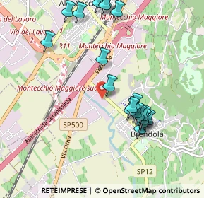 Mappa Via del Bartaglian, 36040 Brendola VI, Italia (1.031)