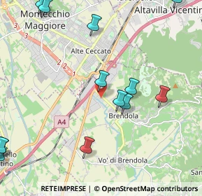 Mappa Via del Bartaglian, 36040 Brendola VI, Italia (2.79308)