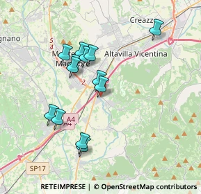 Mappa Via del Bartaglian, 36040 Brendola VI, Italia (3.31)