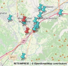Mappa Via del Bartaglian, 36040 Brendola VI, Italia (3.47385)