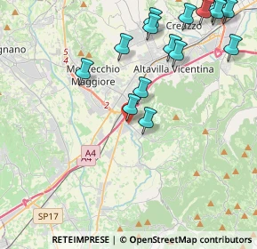 Mappa Via del Bartaglian, 36040 Brendola VI, Italia (5.19375)