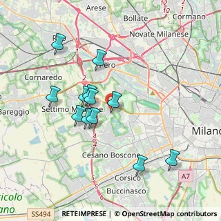Mappa Via Sergio Tofano, 20153 Milano MI, Italia (3.34417)