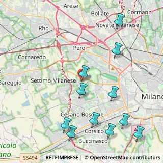 Mappa Via Sergio Tofano, 20153 Milano MI, Italia (5.07182)